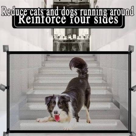Vuxi Pets Folding Mesh Dog Safety Barrier
